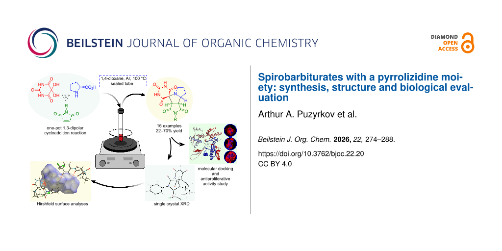 Spirobarbiturates with a pyrrolizidine moiety: synthesis, structure and biological evaluation