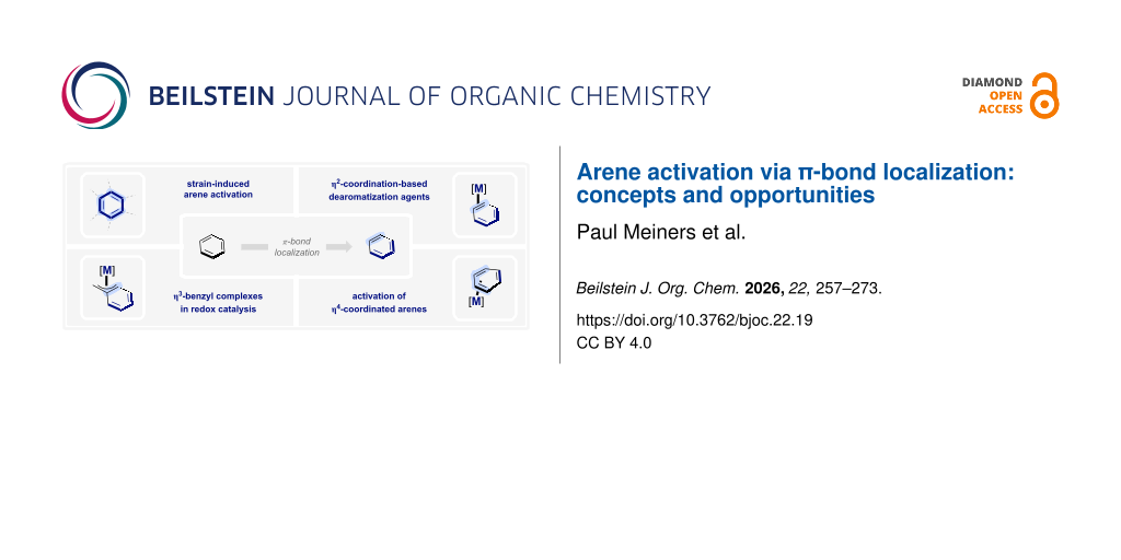 Arene activation via π-bond localization: concepts and opportunities