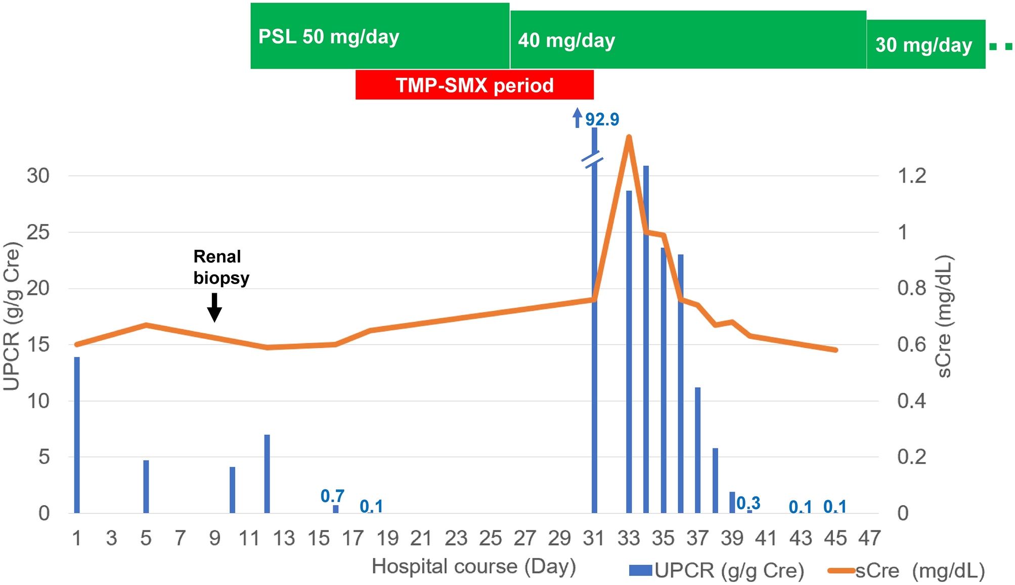 Relapse of minimal change nephrotic syndrome after initiation of sulfamethoxazole–trimethoprim combination therapy: a case report