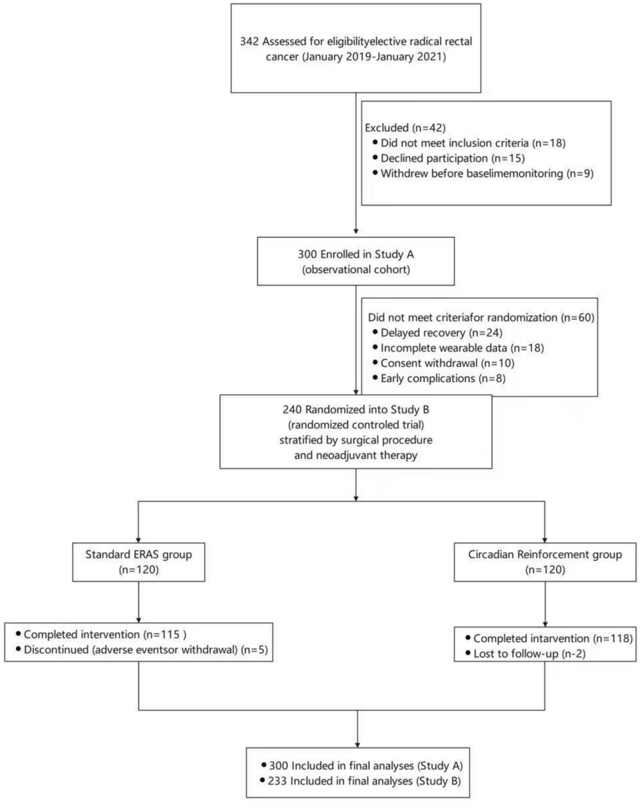 Restoring circadian homeostasis is associated with immune–metabolic recovery and medium-term oncologic outcomes after rectal cancer surgery: a prospective randomized trial