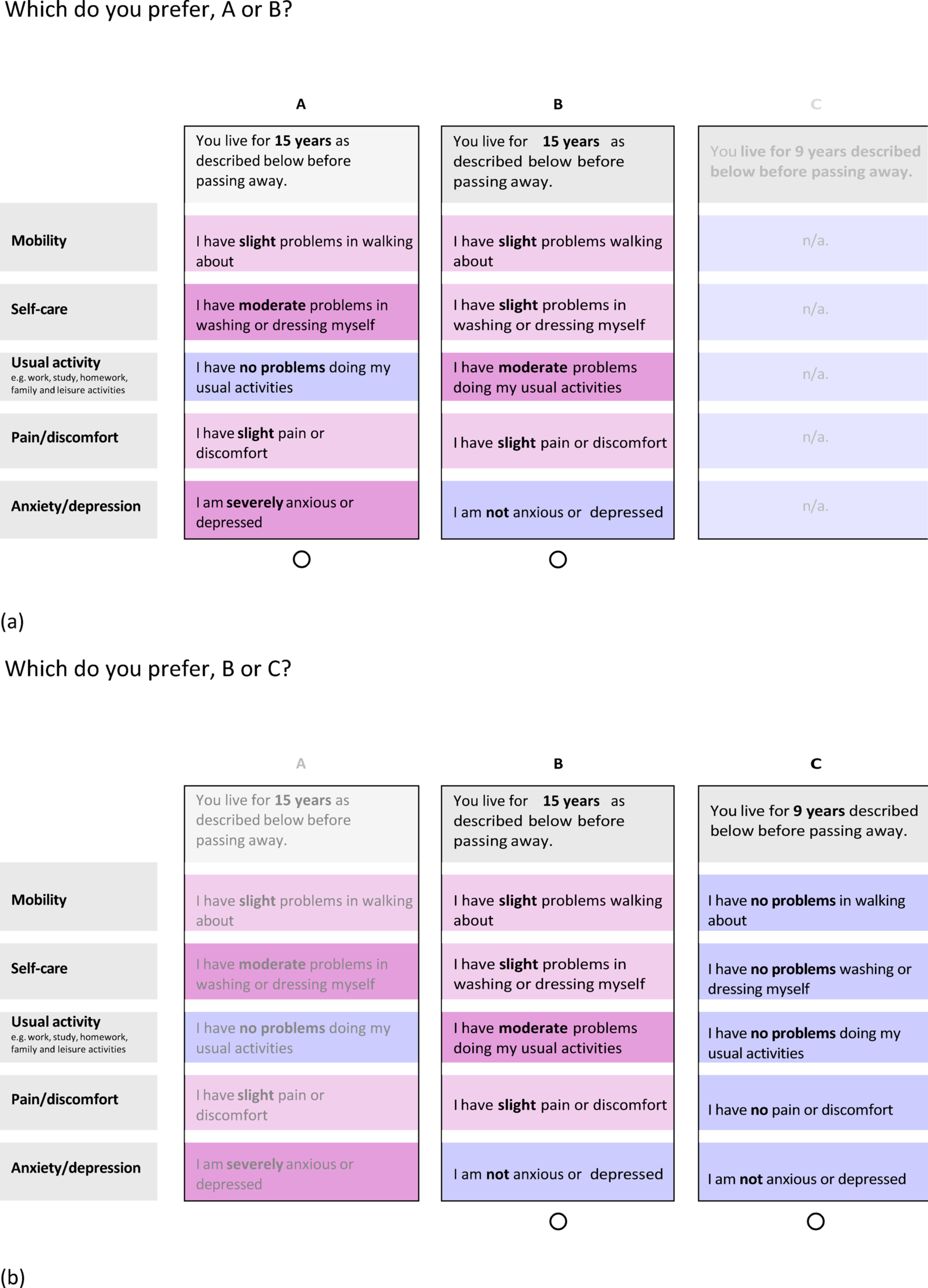 Understanding decision-making strategies in discrete choice experiment tasks when valuing health states that include duration, a cognitive interview study with Australian adults