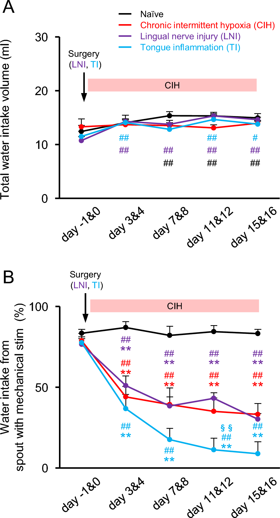 Involvement of peripheral and central sensitization in prolonged mechanical allodynia of the tongue in a rat