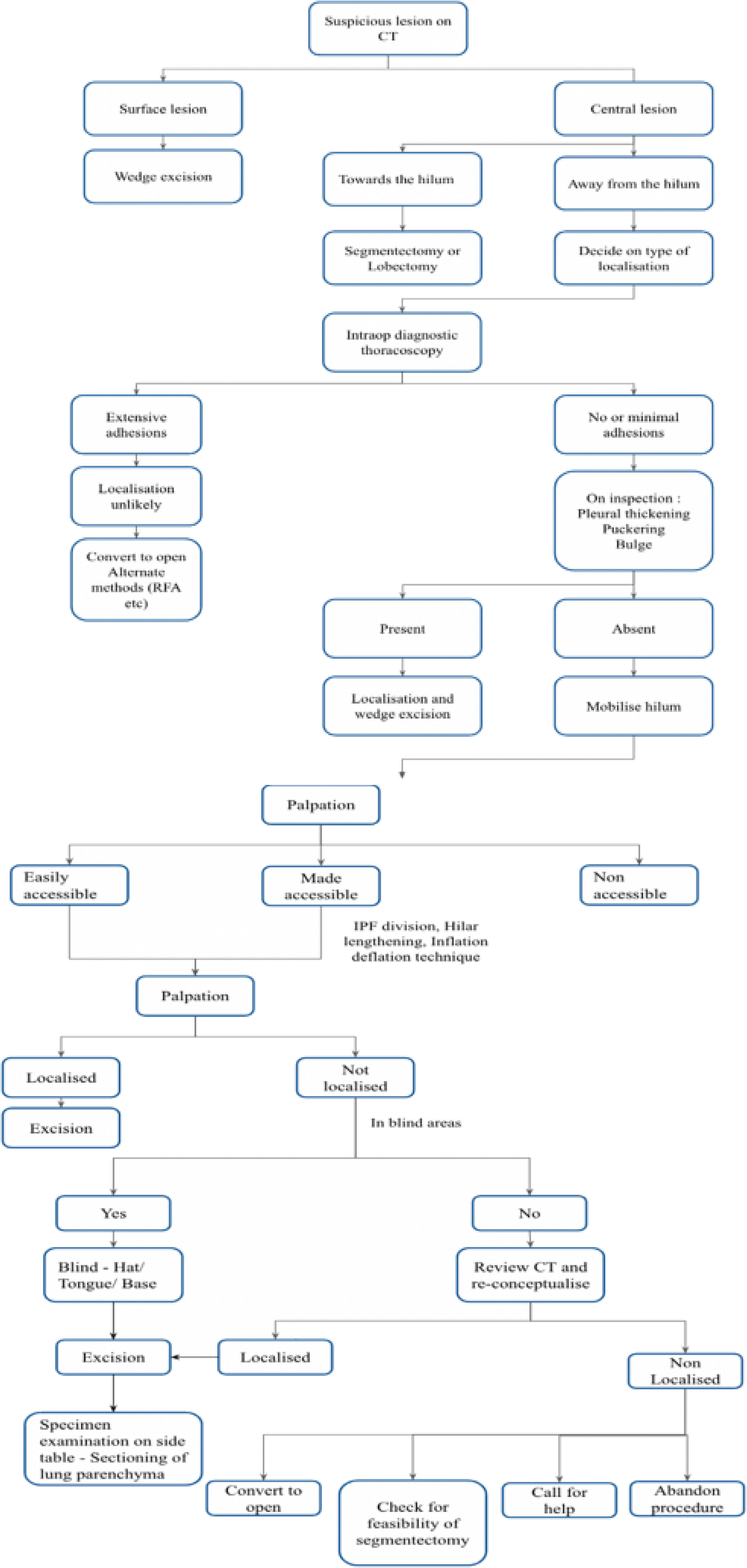 A Structured Clinical Pathway Derived from Surgical Audit of VATS (Video Assisted Thoracoscopic Surgery) Lung Nodule Localization and Resections in Thoracic Oncology