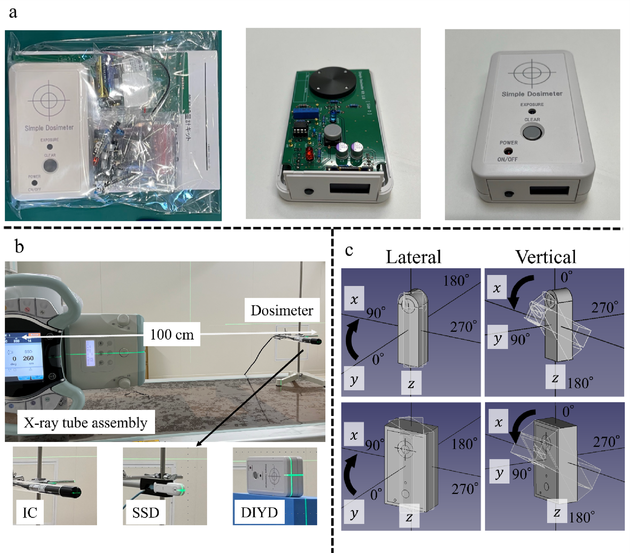 Basic characteristics of do-it-yourself dosimeter in general radiography system