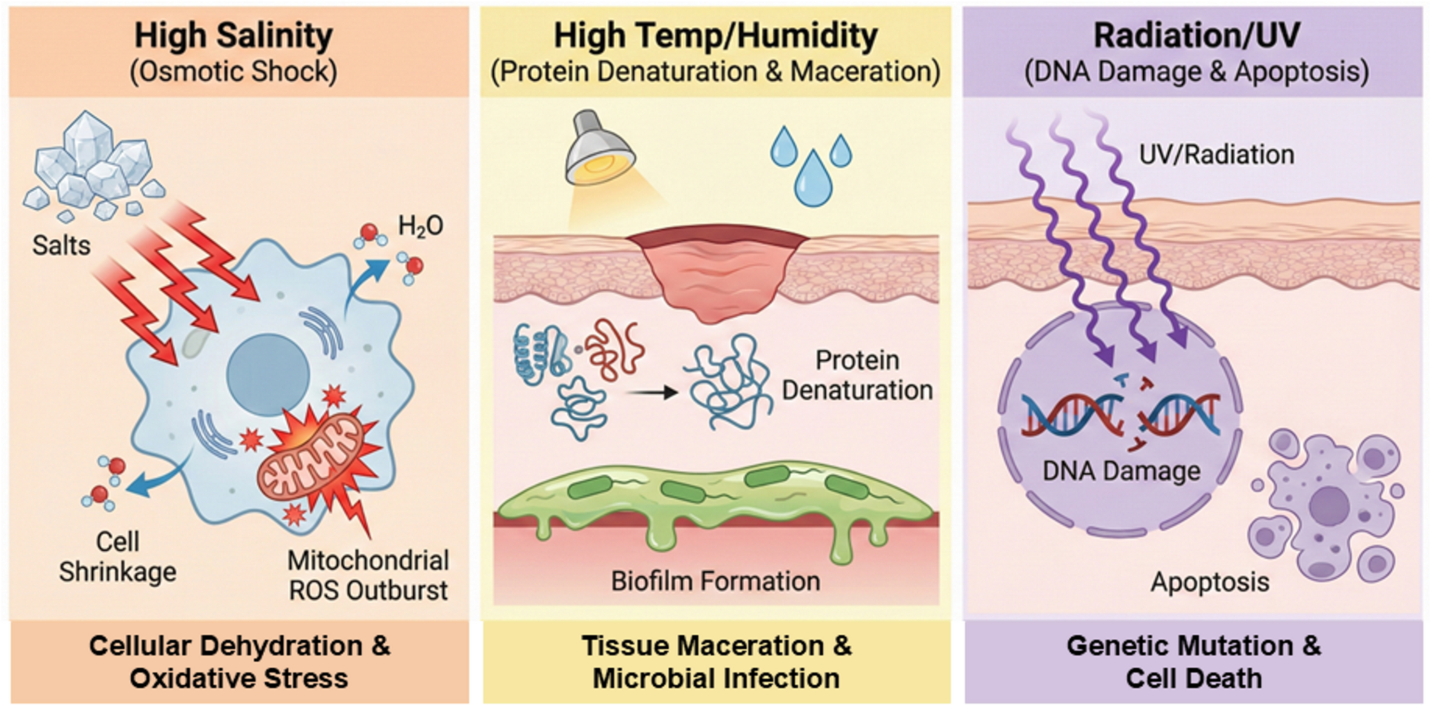 Hydrogel Dressings for Wound Protection under Extreme Conditions: Design, Challenges, and Applications