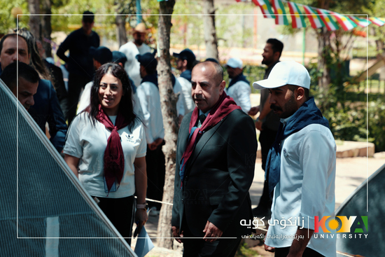 سەرۆکی زانکۆی کۆیە خێوەتگەی دیدەوانی خوێندکارانی فاکەڵتیی پەروەردەی جەستەیی و زانستەوەرزشییەکانی بەسەرکردەوە