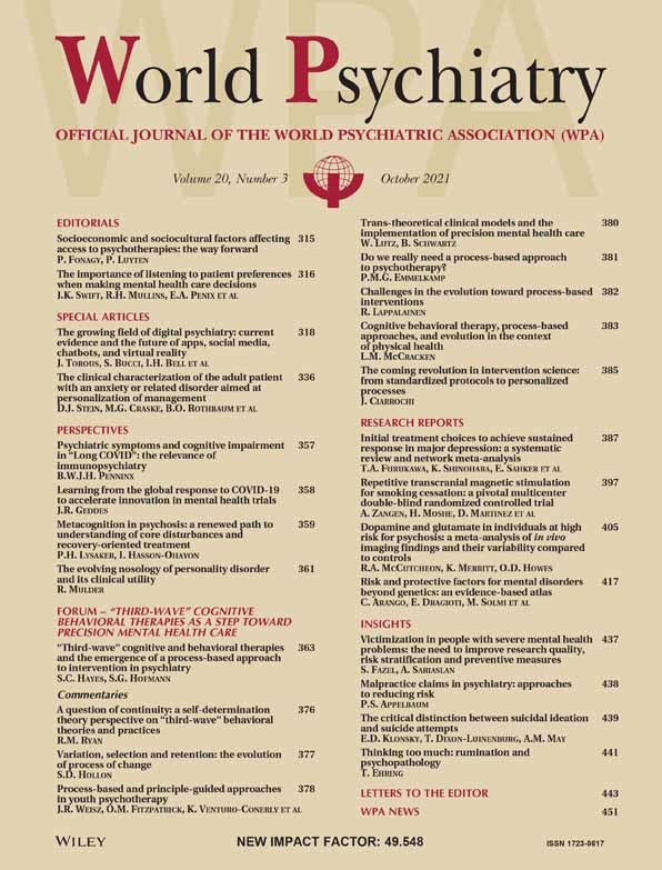 Advancing psychotherapy in psychiatry: the contribution of the WPA Section on Psychotherapy