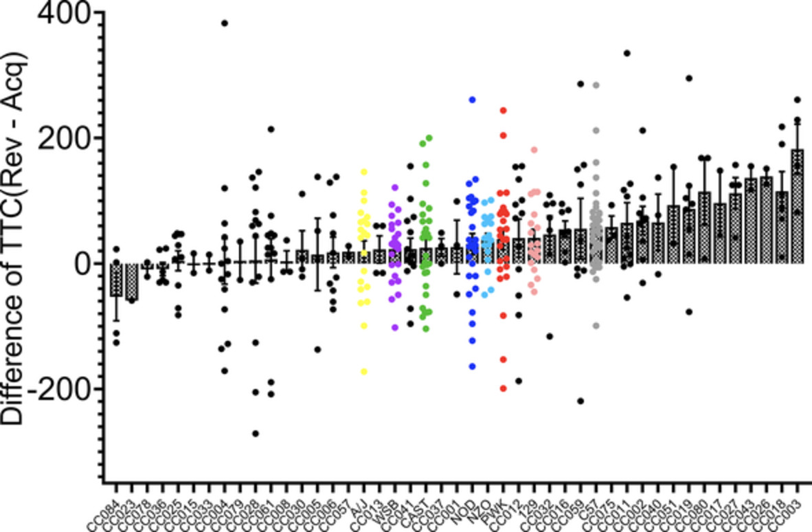 Heritable variation in locomotion, reward sensitivity and impulsive behaviors in a genetically diverse inbred mouse panel