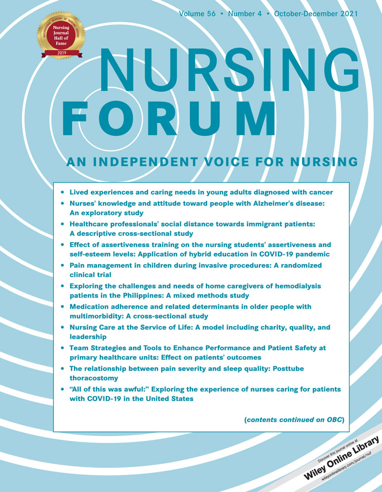 Lived experiences and caring needs in young adults diagnosed with cancer