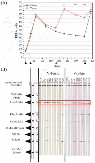 Vaccines, Vol. 11, Pages 43: A Retrospective Study with a Commercial Vaccine against Lyme Borreliosis in Dogs Using Two Different Vaccination Schedules: Characterization of the Humoral Immune Response
