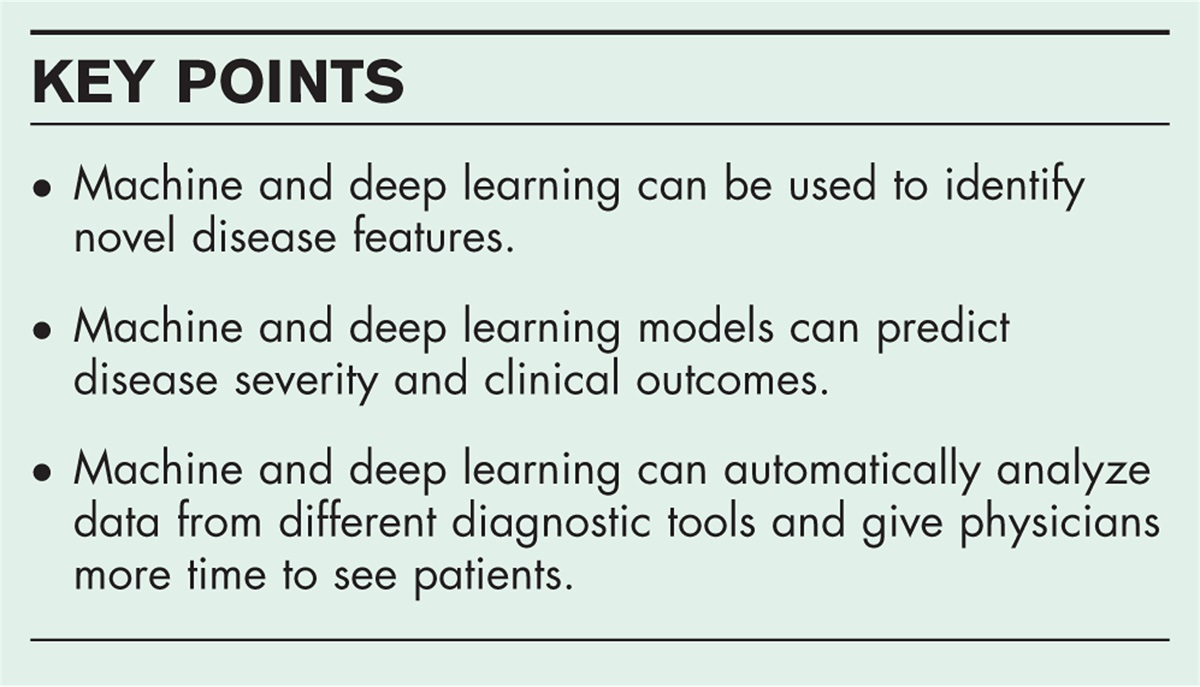 Machine and deep learning in inflammatory bowel disease