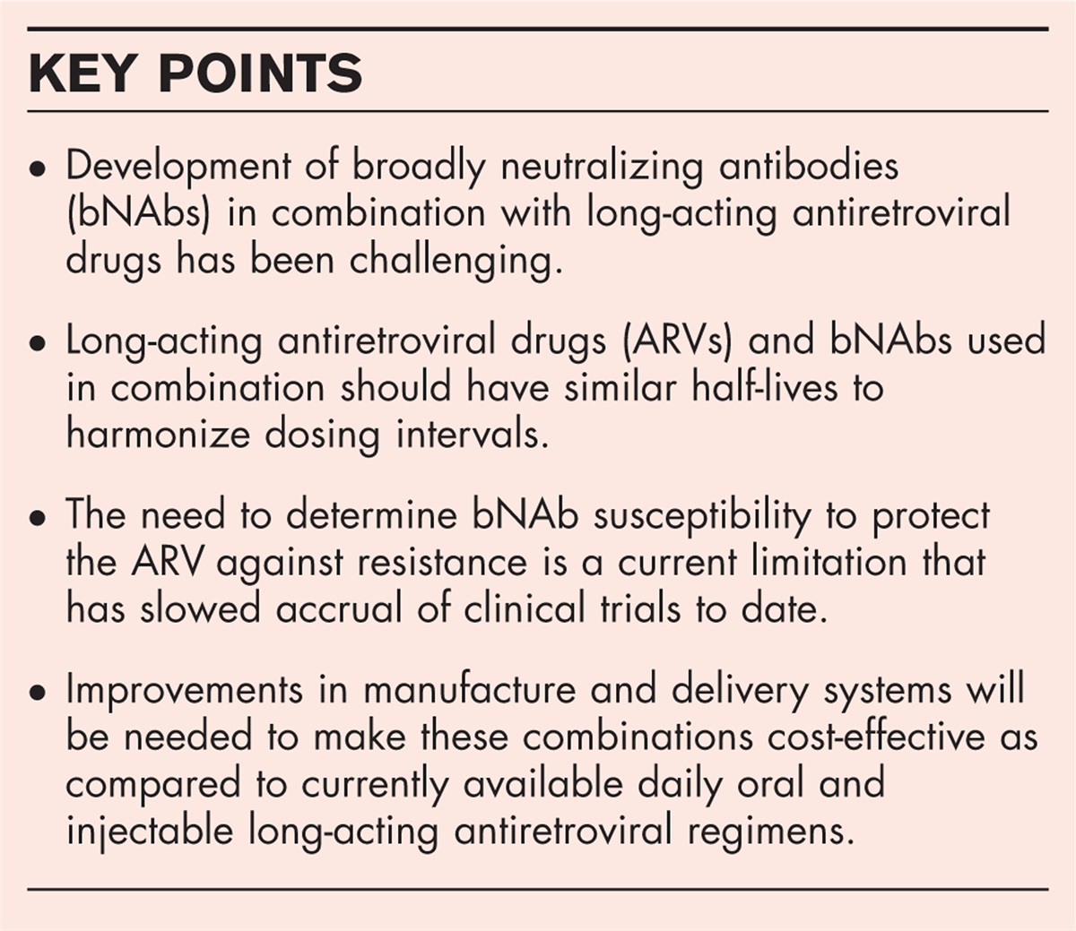 Broadly neutralizing antibodies and long-acting antiretroviral drugs as treatments for HIV