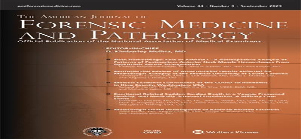 Medicolegal Death Investigation of Railroad-Related Fatalities