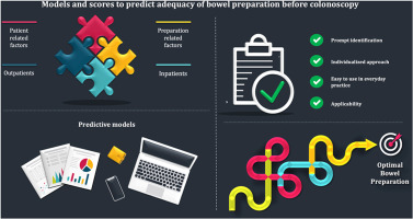 Models and scores to predict adequacy of bowel preparation before colonoscopy