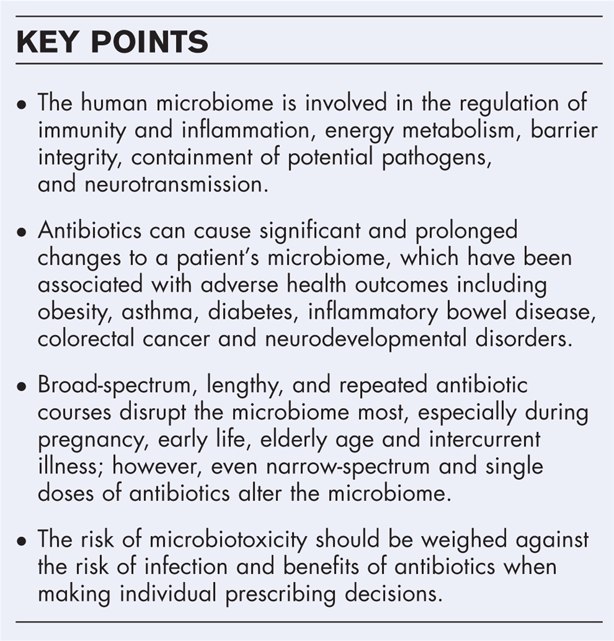 Microbiotoxicity: antibiotic usage and its unintended harm to the microbiome