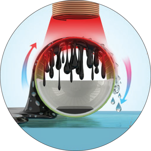 Cleaning up oil spills