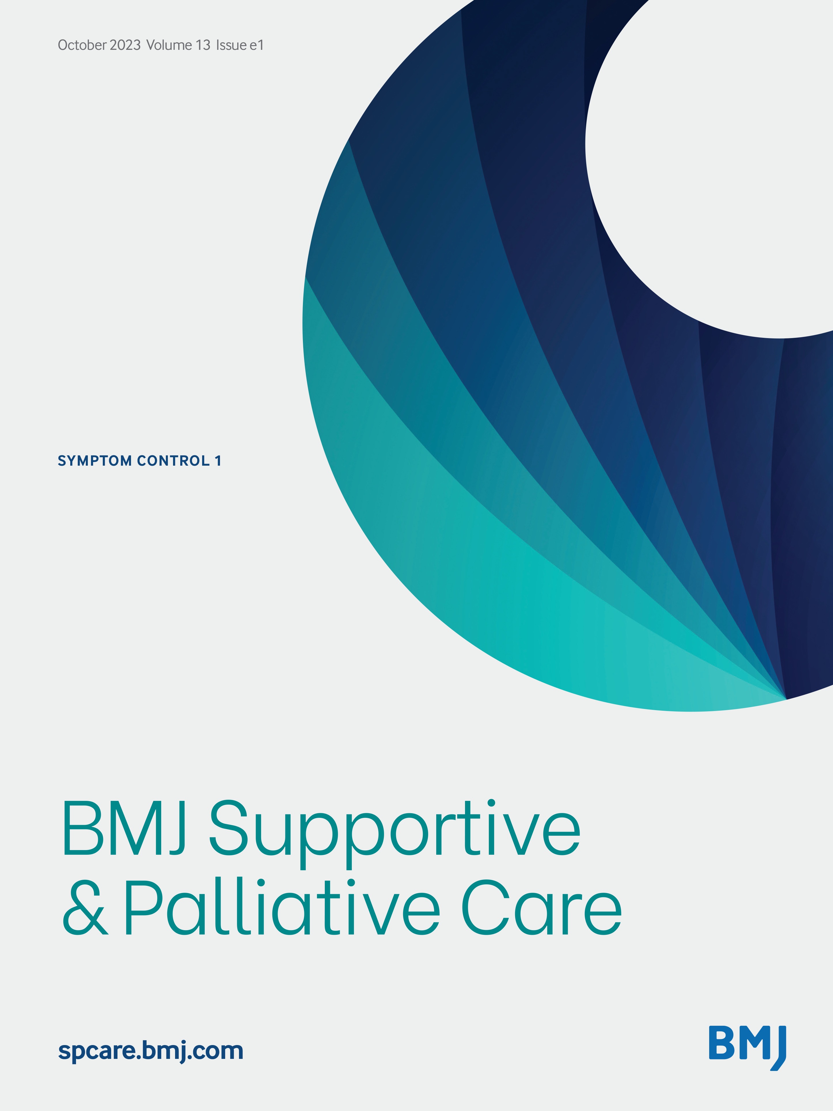 Designing a clinical trial of non-steroidal anti-inflammatory drugs for cancer pain: a survey of UK palliative care physicians