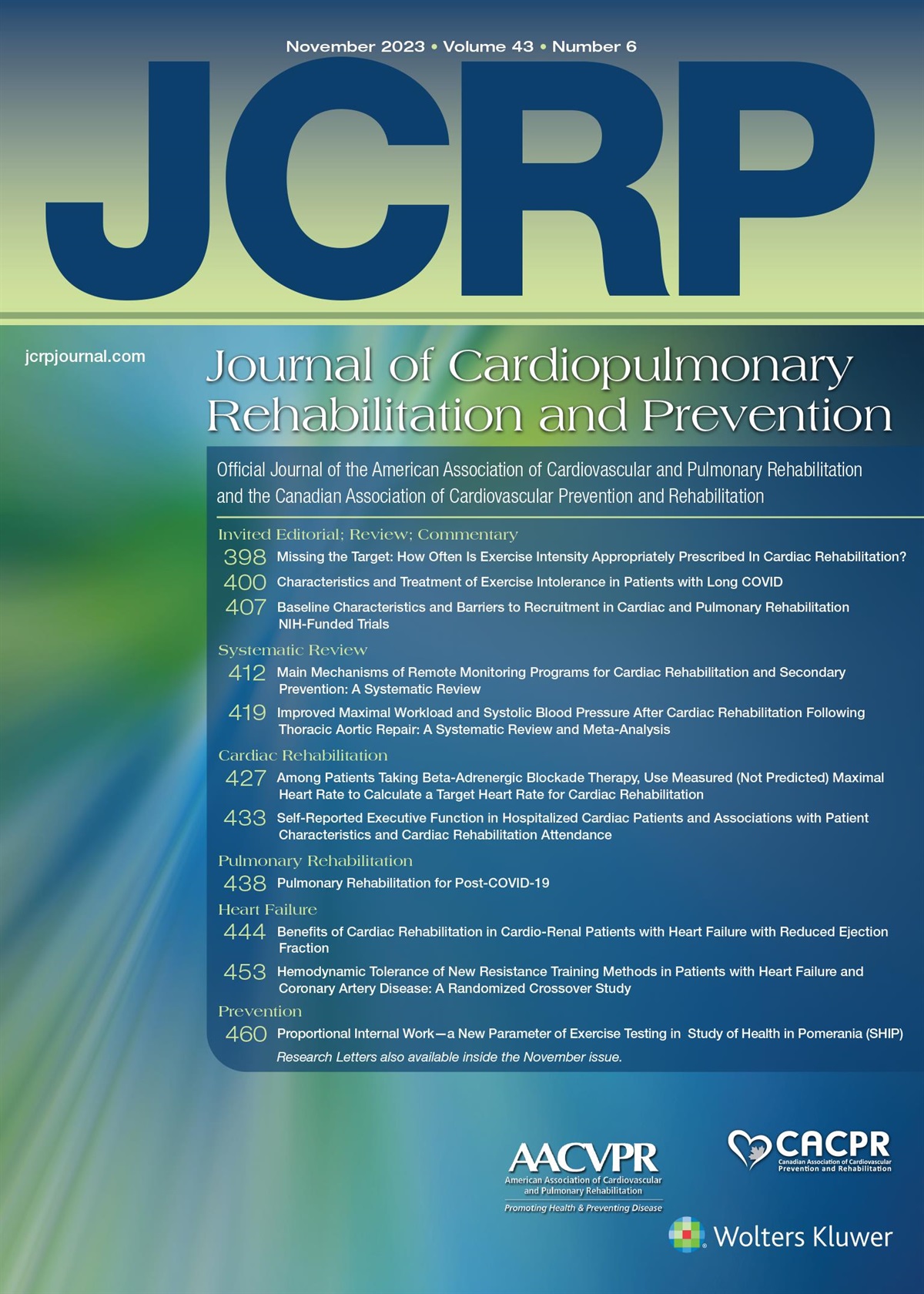Missing the Target: HOW OFTEN IS EXERCISE INTENSITY APPROPRIATELY PRESCRIBED IN CARDIAC REHABILITATION?