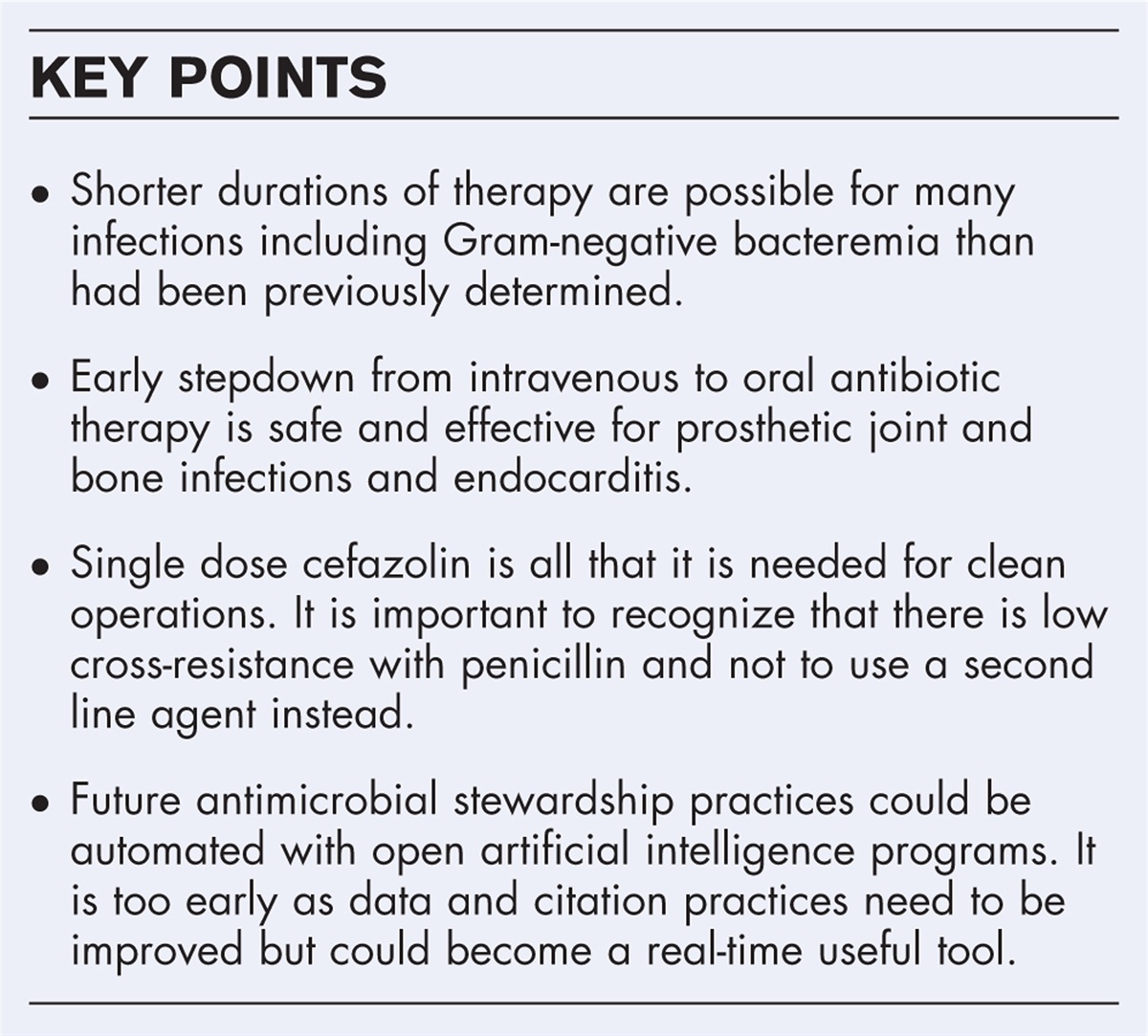 Using antibiotics wisely