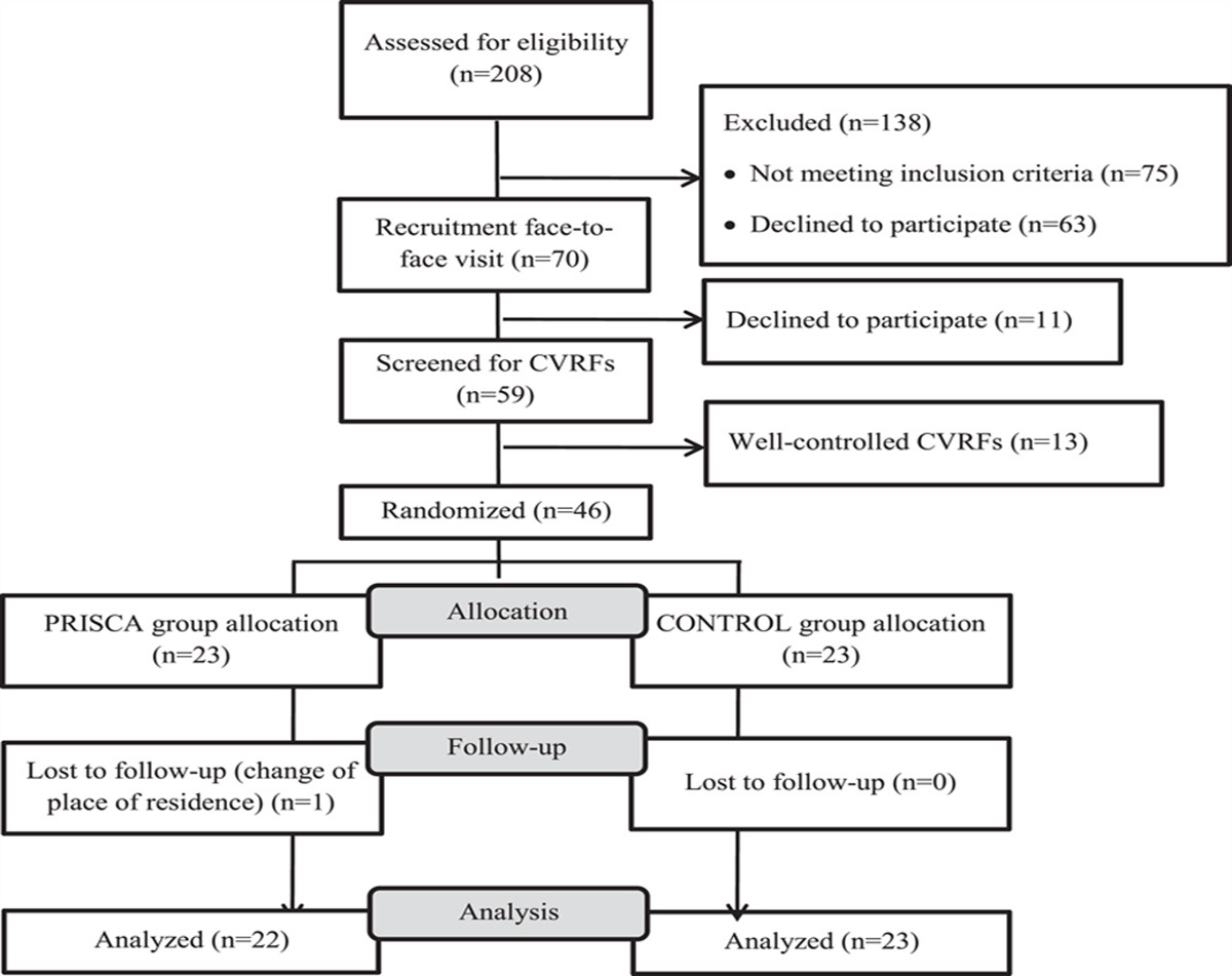 A Cardiovascular Risk Optimization Program in People With Schizophrenia: A Pilot Randomized Controlled Clinical Trial