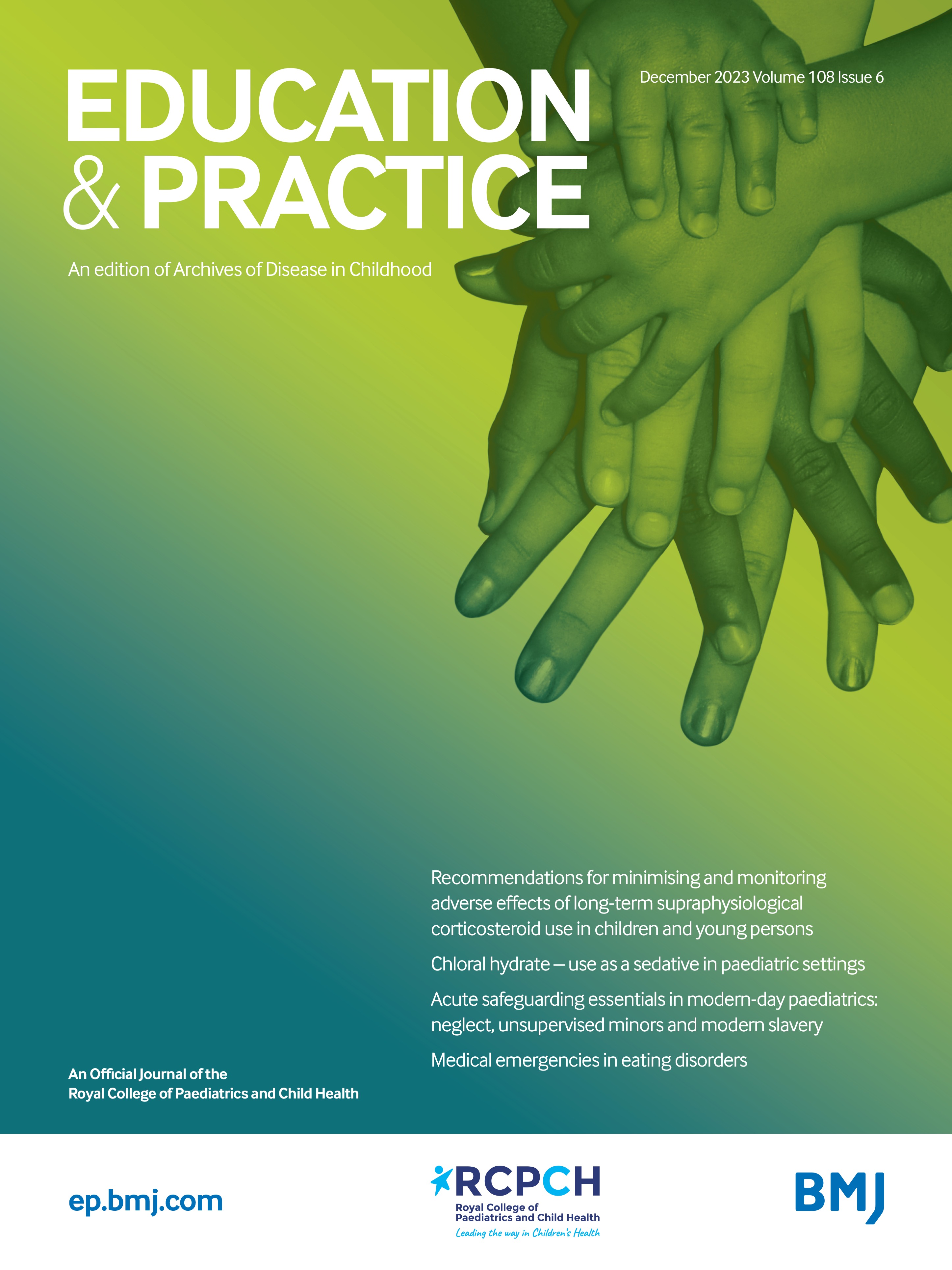 Chloral hydrate - use as a sedative in paediatric settings