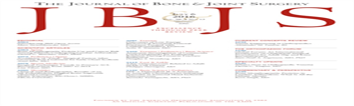 What’s New in Adult Reconstructive Knee Surgery