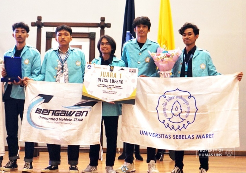 Bengawan UV Team UNS Wins 1st Place in LBFERC Division at National Unmanned Fast Boat Contest 2023