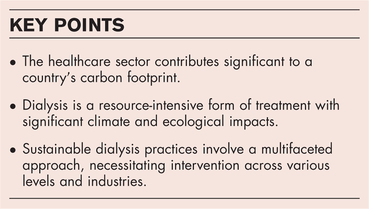 The climate impact of dialysis